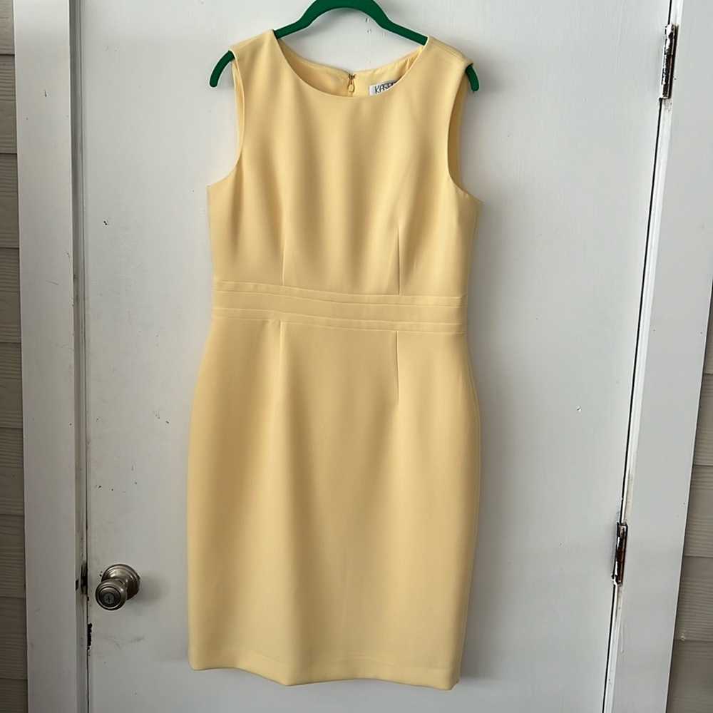Jasper Womens Sheath dress butter size 10